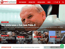 Tablet Screenshot of perucatolico.com